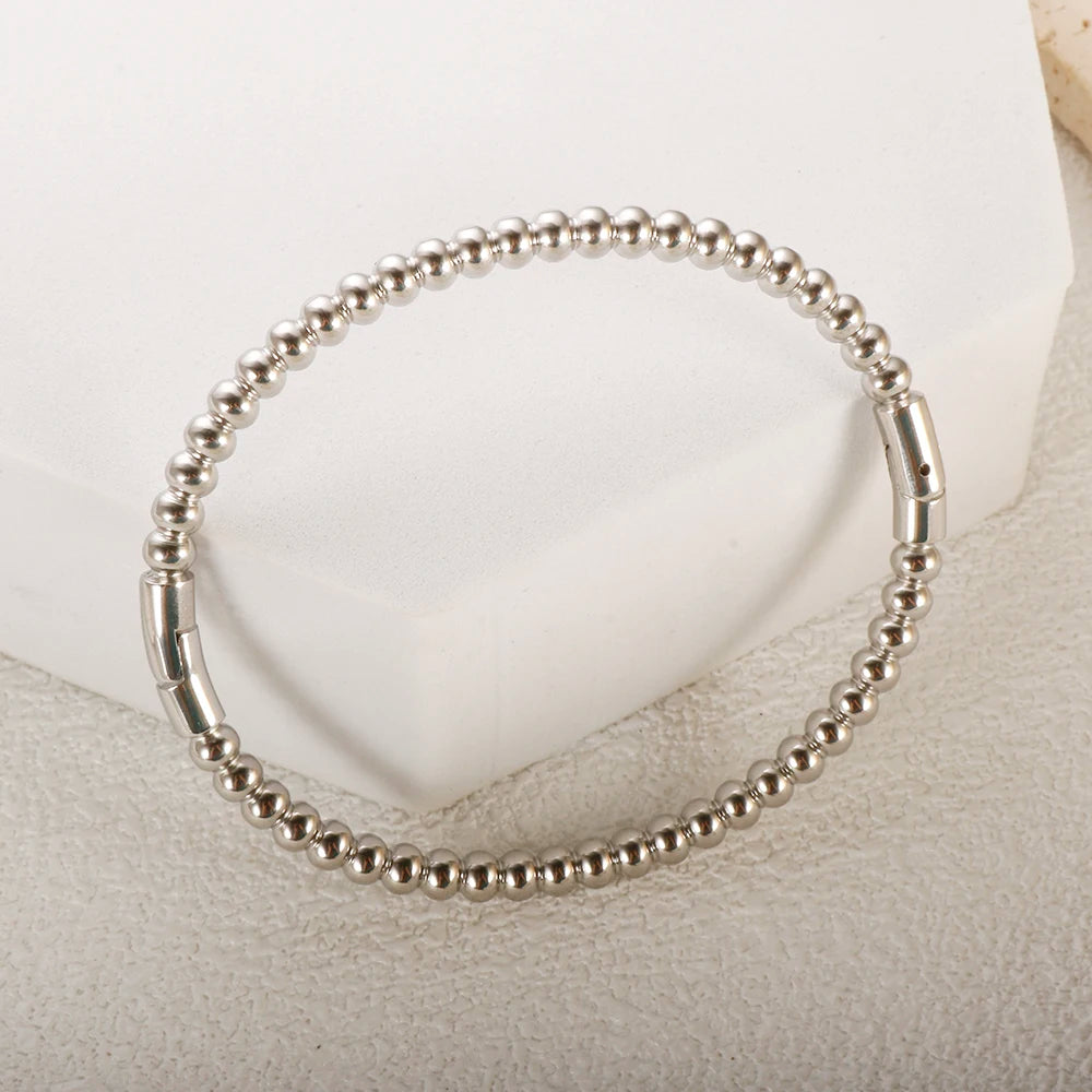 Bracelet Boules Acier