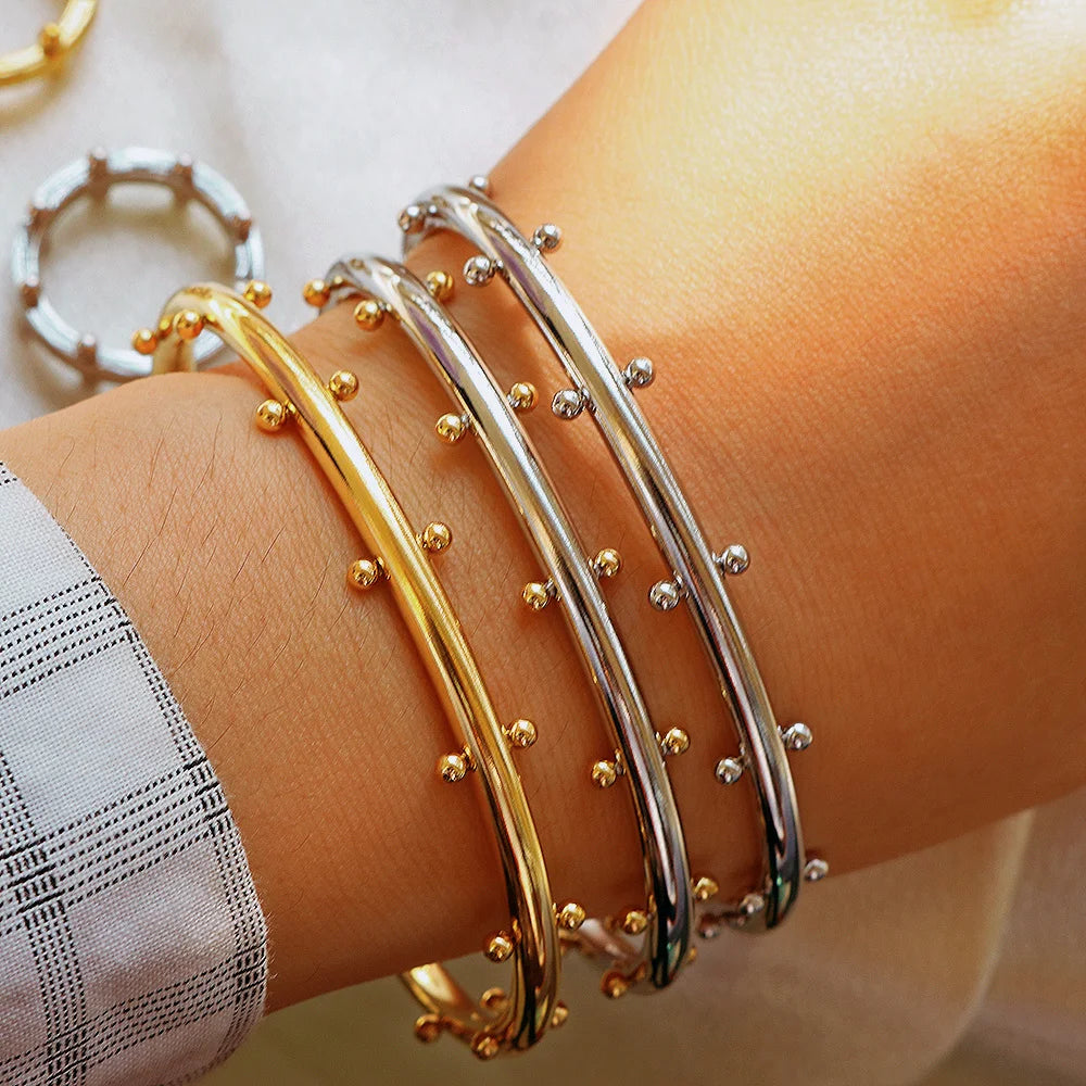 Bracelet Boules Acier