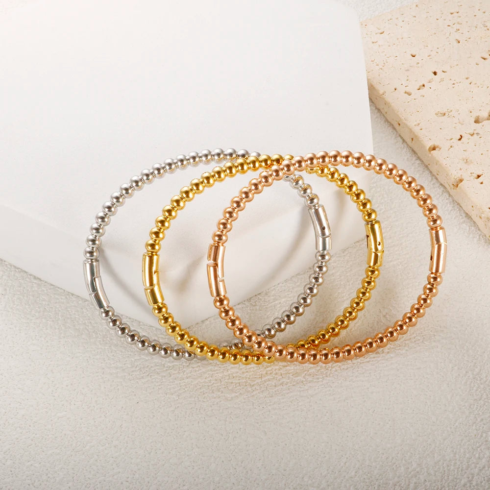 Bracelet Boules Acier